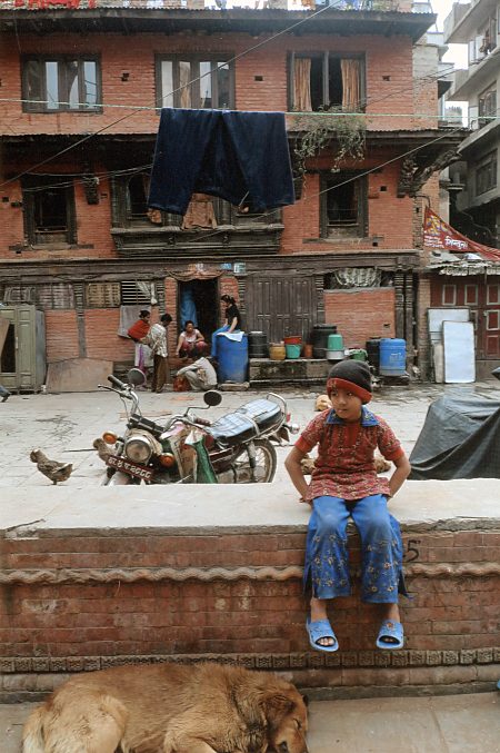 Hinterhof in Kathmandu